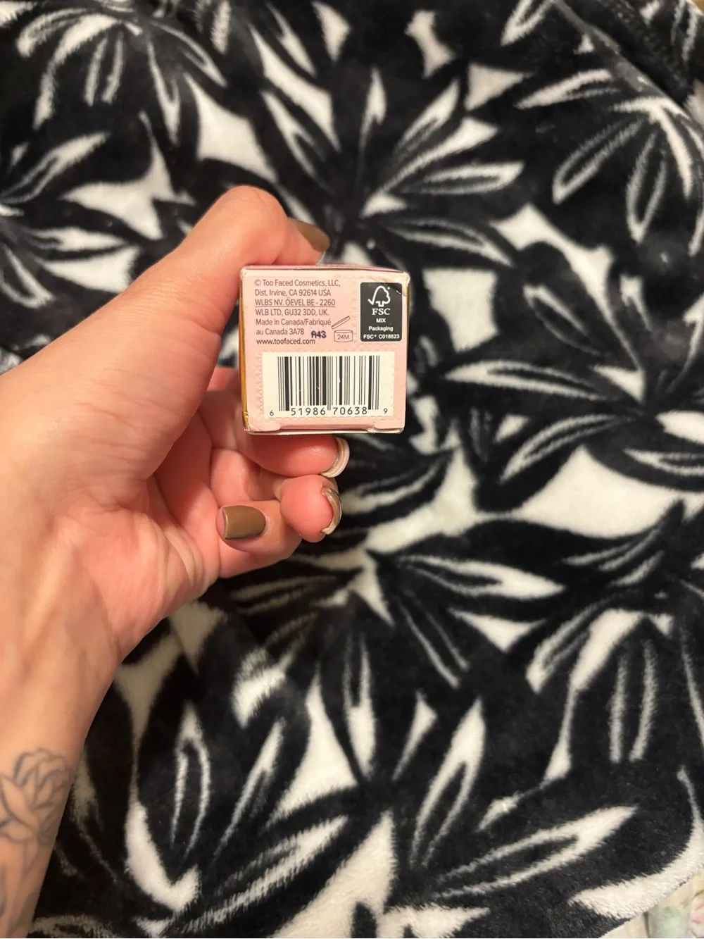 Too Faced Born This Way Matte Foundation in Pink and Gold Box